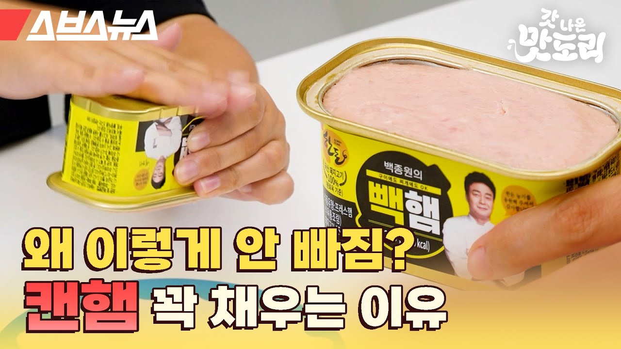 캔햄을 숟가락으로 그냥 퍼먹으면 어떻게 될까? [갓 나온 맛도리 EP.46] / 스브스뉴스