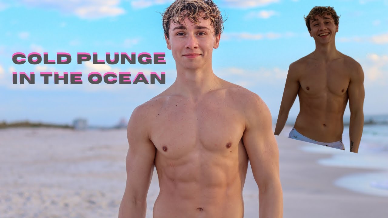 I DID A COLD PLUNGE IN THE OCEAN | TRYING COLD WATER THERAPY | I LOVE IT