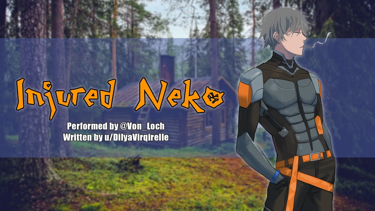 [M4A ASMR RP] Injured Neko [Comfort][Injured Neko Listener][NekoXHunter][Tsundere][Thunderstorm]