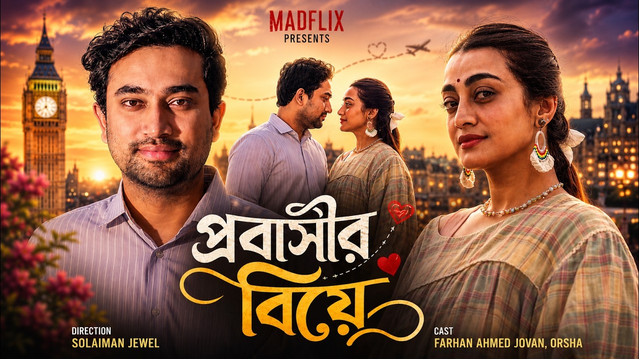 Probashir Biye | প্রবাসীর বিয়ে | Bangla New Natok | Farhan Ahmed Jovan | Orsha | Full Romantic Drama