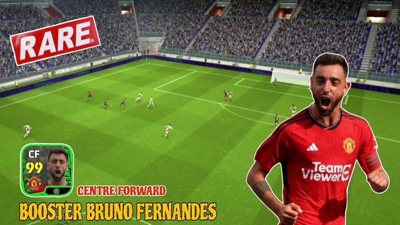 New CF Bruno Fernandes Is Really Good 🔥 Review Booster Potw Bruno Fernandes || eFootball 2024