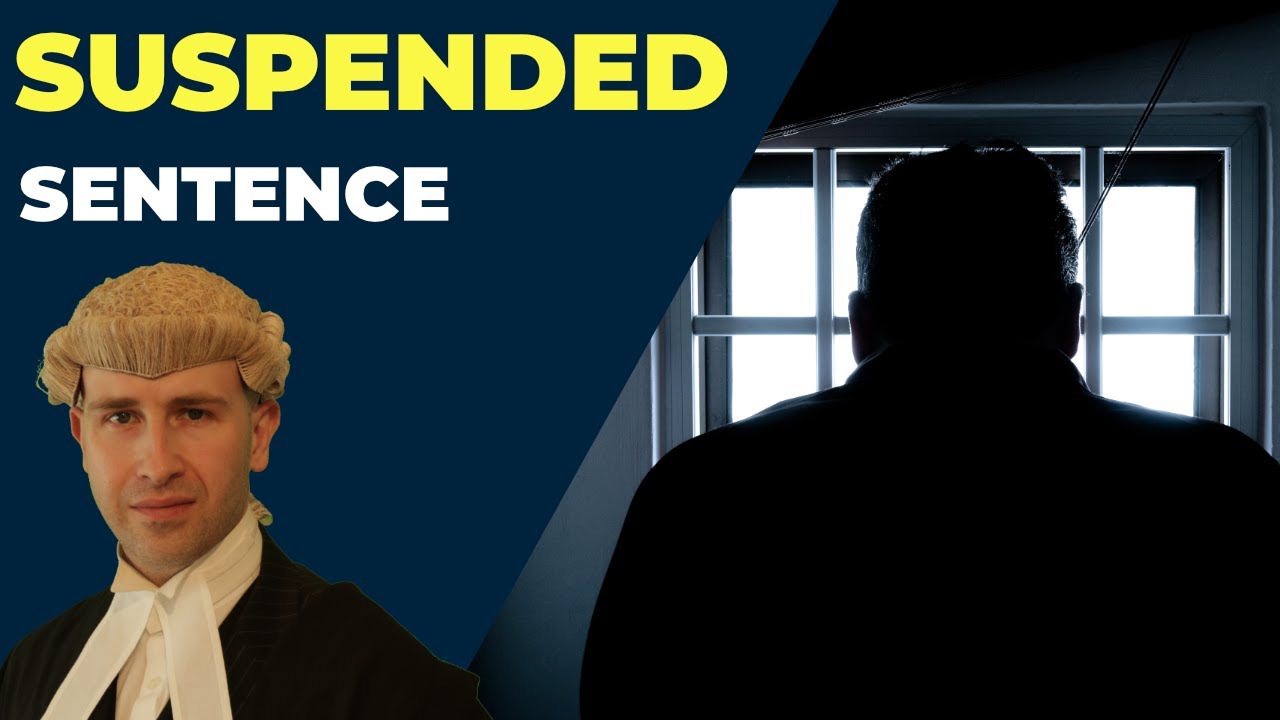 What is a SUSPENDED SENTENCE?  | BlackBeltBarrister #shorts