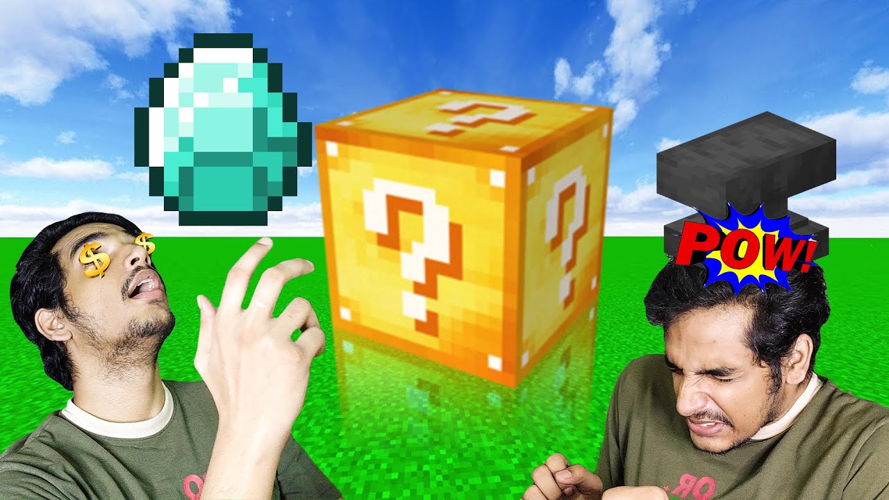MINECRAFT : TESTING MY LUCK!!!!! Lucky Blocks Mod | Minecraft Malayalam | Rune Jerry