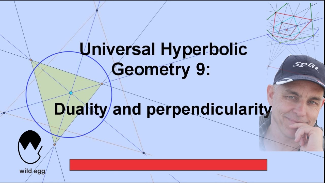 Duality and perpendicularity | Universal Hyperbolic Geometry 9 | NJ Wildberger