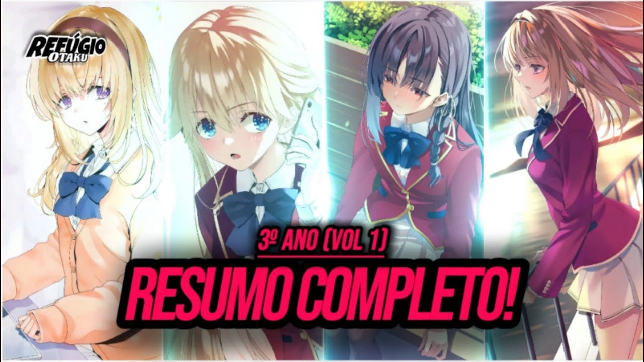 Volume 1 do 3°Ano de Youjitsu RESUMO COMPLETO Ligth Novel