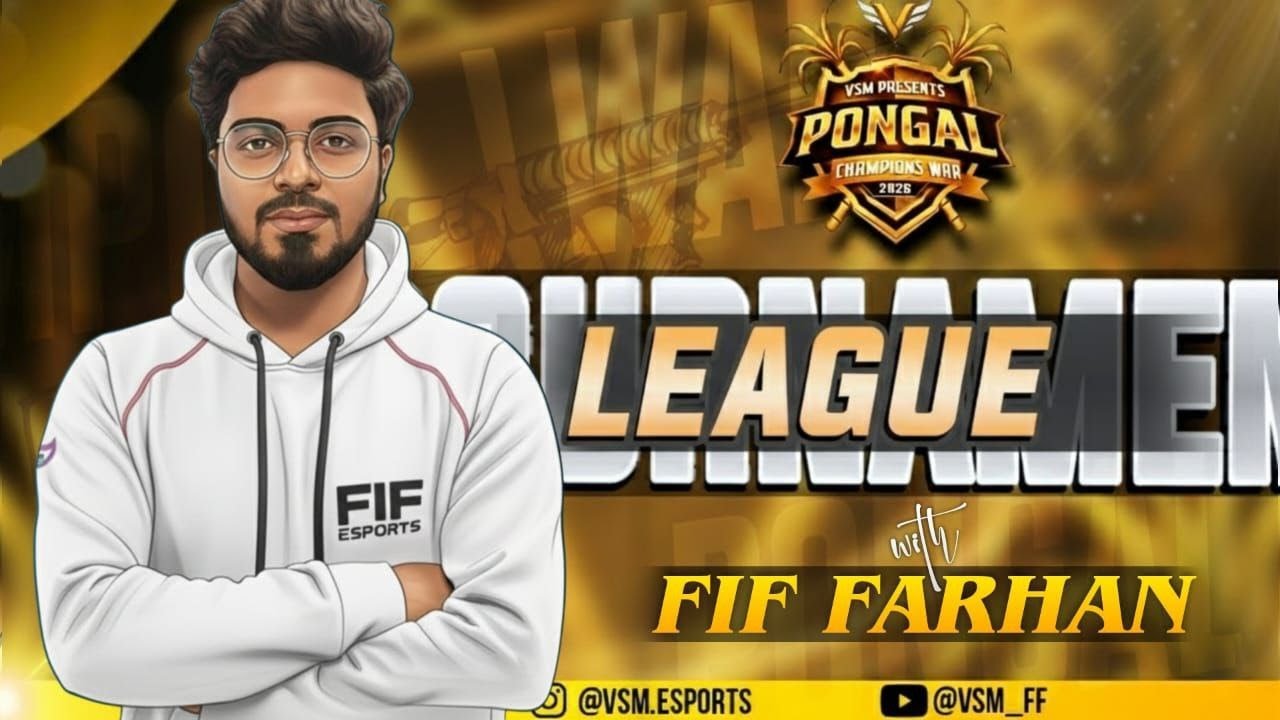 VSM ESPORTS PCW Leauge Tournament Pongal Cup Leauge Stage🔴  | SynZ-Farhan
