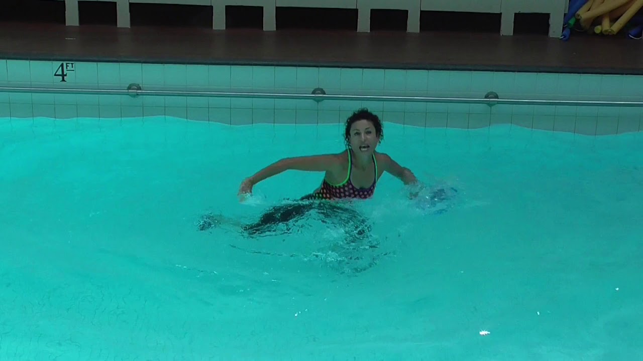 Marietta Mehanni Aqua Instructor Tip DB Double kick combo