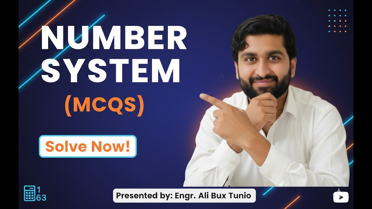 Number System MCQs || Sukkur IBA University's Entrance/Job Tests || How to get full Marks? #IBA#SIBA
