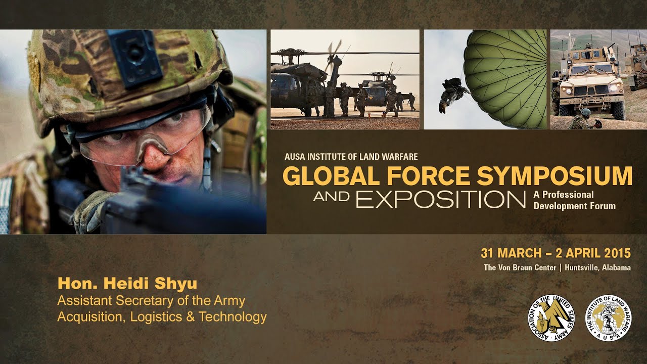 AUSA Global Force Symposium 2015 - Hon. Heidi Shyu
