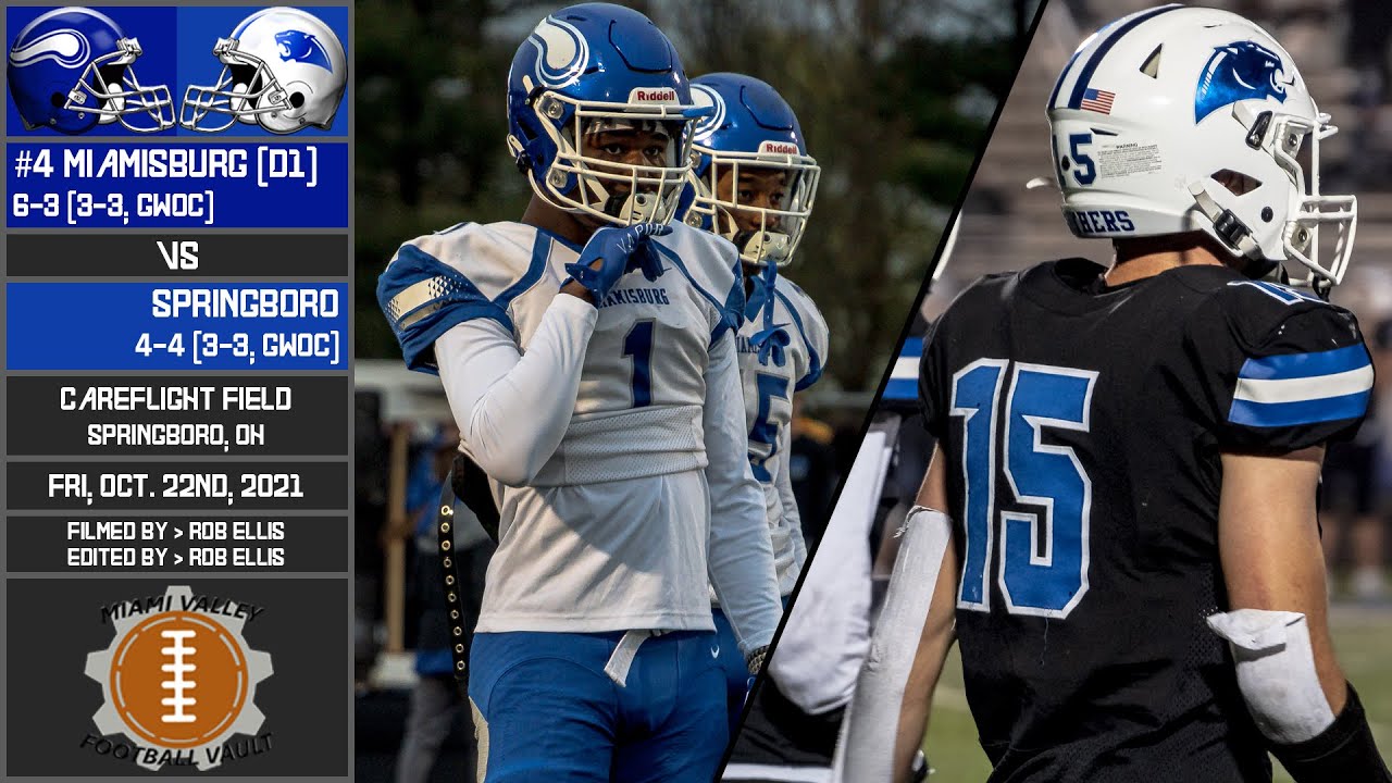 Springboro's defense step's up big time in their rout over Miamisburg! (Full Game Highlights)