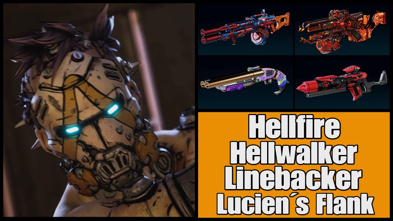 Borderlands 4 - Où Trouver Hellwalker, Hellfire, Linebacker & Lucien's Flank / Armes Surpuissante