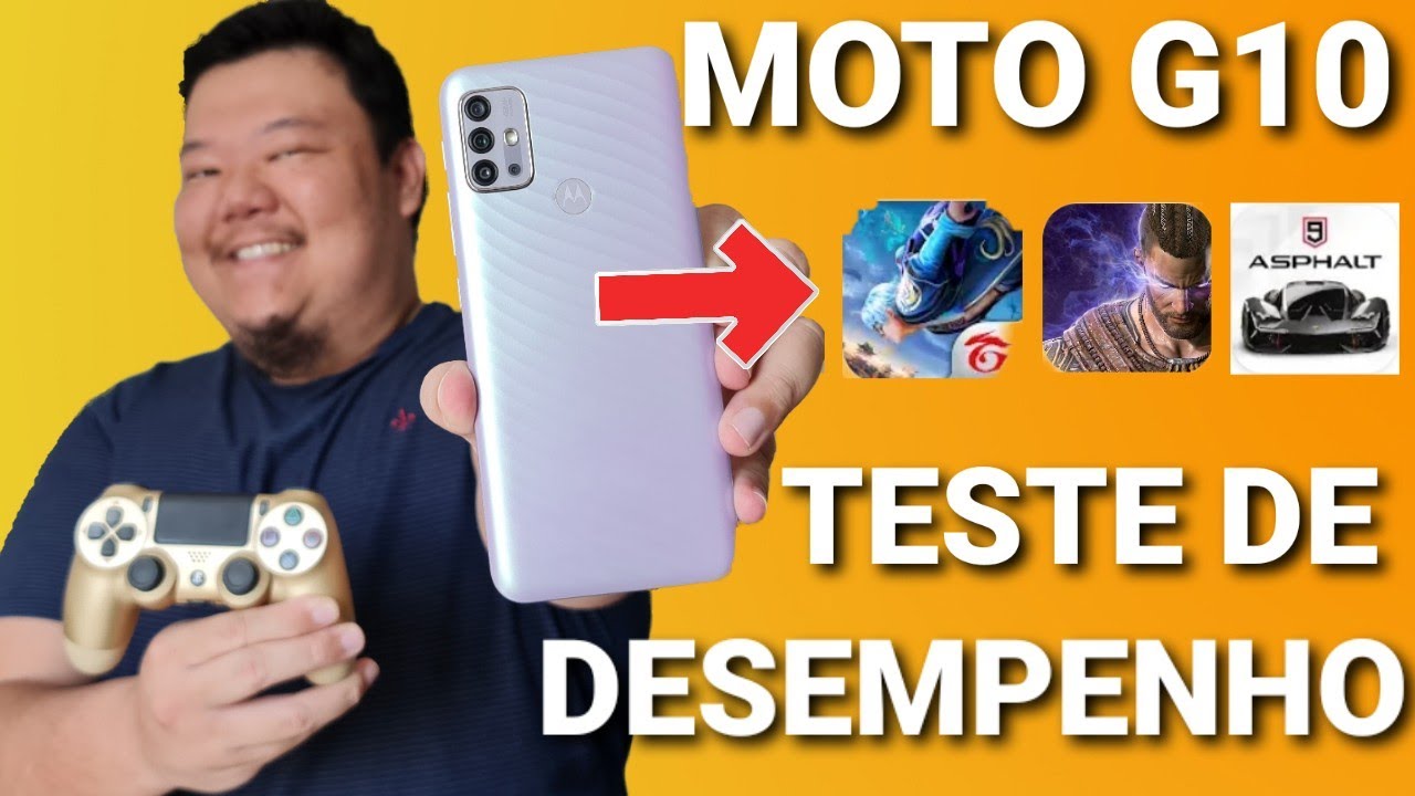 MOTO G10 TESTE DE DESEMPENHO | RODA LISO SEM TRAVAR?!