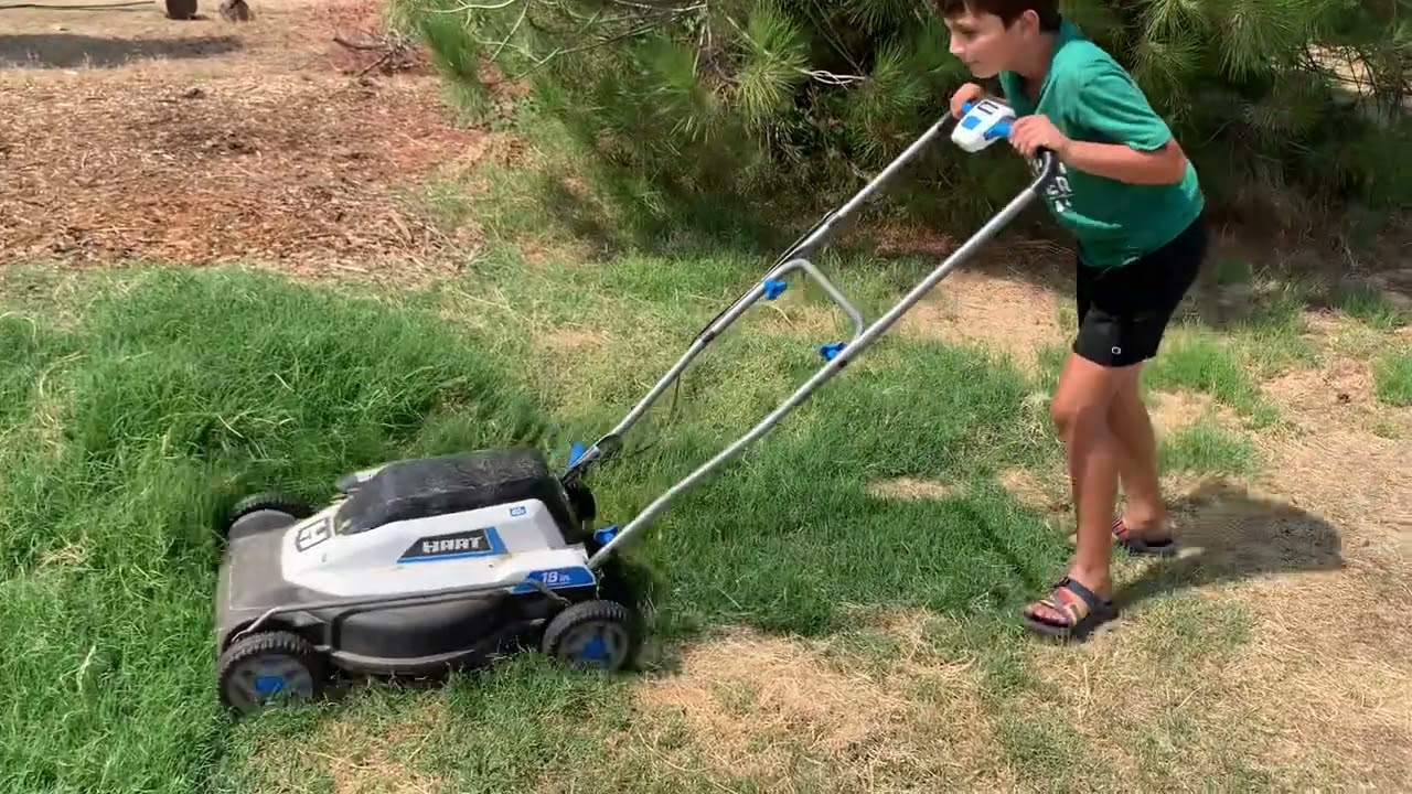 Review on hart 18 inch push mower