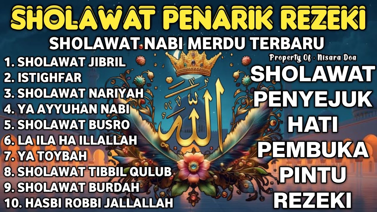 KUMPULAN SHOLAWAT TERBARU 2026 | SHOLAWAT JIBRIL PENARIK REZEKI, BUSYRO | SHOLAWAT TERPOPULER 2026