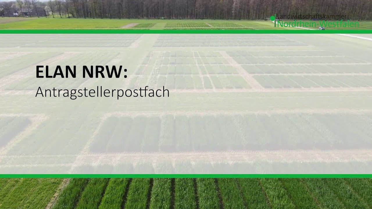 ELAN NRW: Antragstellerpostfach