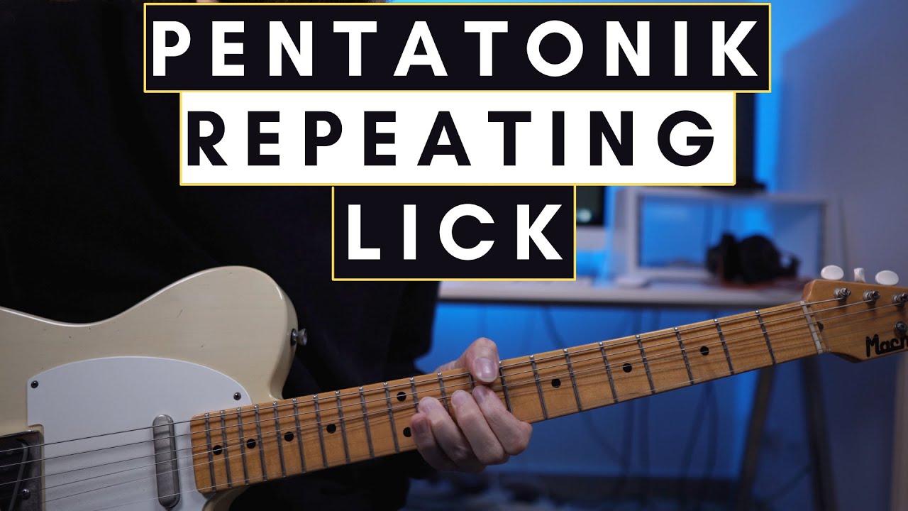 Pentatonik Repeating Lick - Improvisieren auf der Gitarre lernen