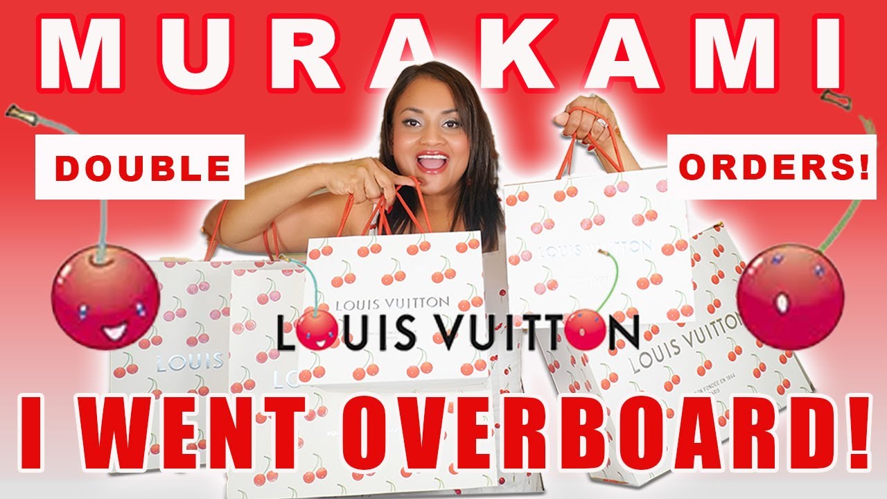 GOING OVERBOARD WITH LOUIS VUITTON TAKASHI MURAKAMI CHERRY RELEASE 🍒 HOW DID I GET DOUBLE THE ORDER?