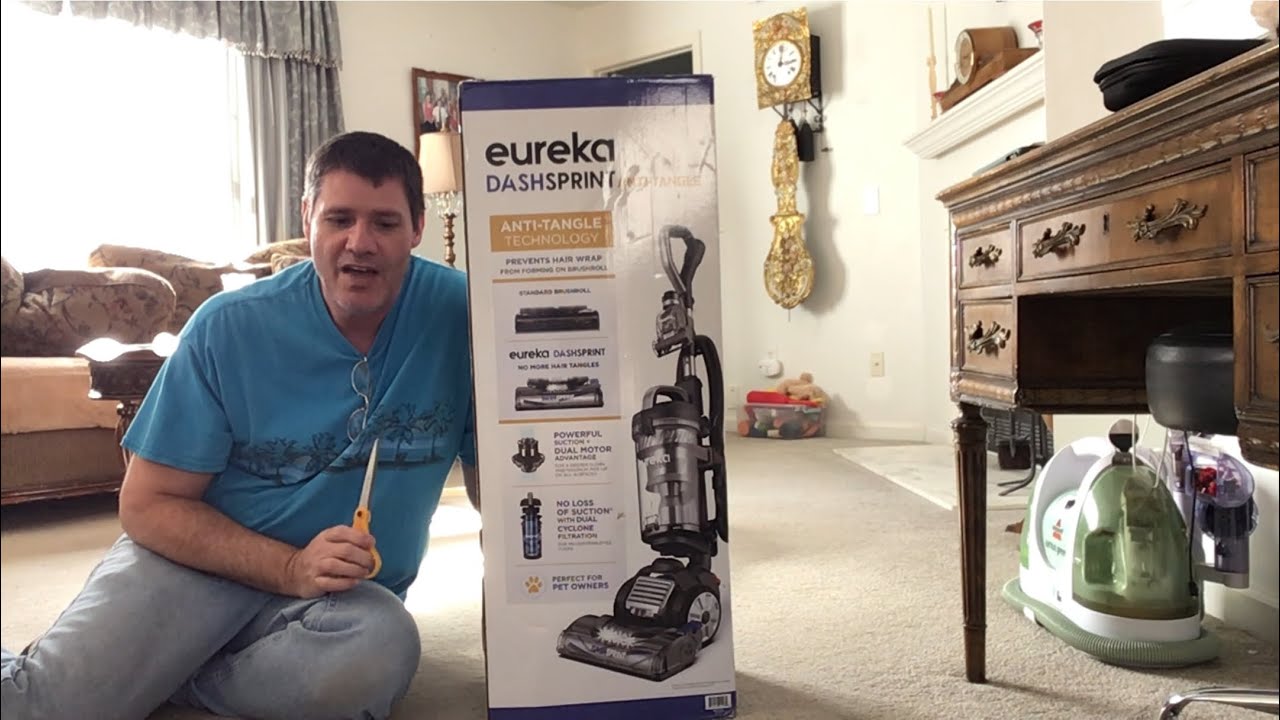 Eureka Dashsprint vacuum with anti-tangle technology.