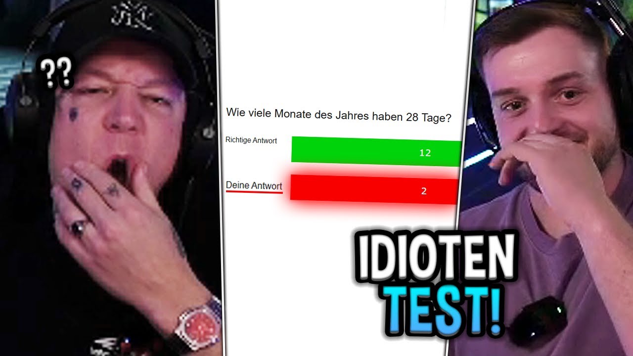 Monte & Trymacs machen den IDIOTENTEST! 🤣😬 (beide durchgefallen?) | MontanaBlack Highlights