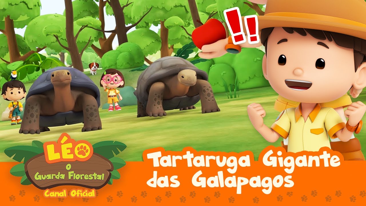 Tartaruga-Gigante-das-Gal&aacute;pagos | Leo, O Guarda Florestal | Minisode | Anima&ccedil;&atilde;o