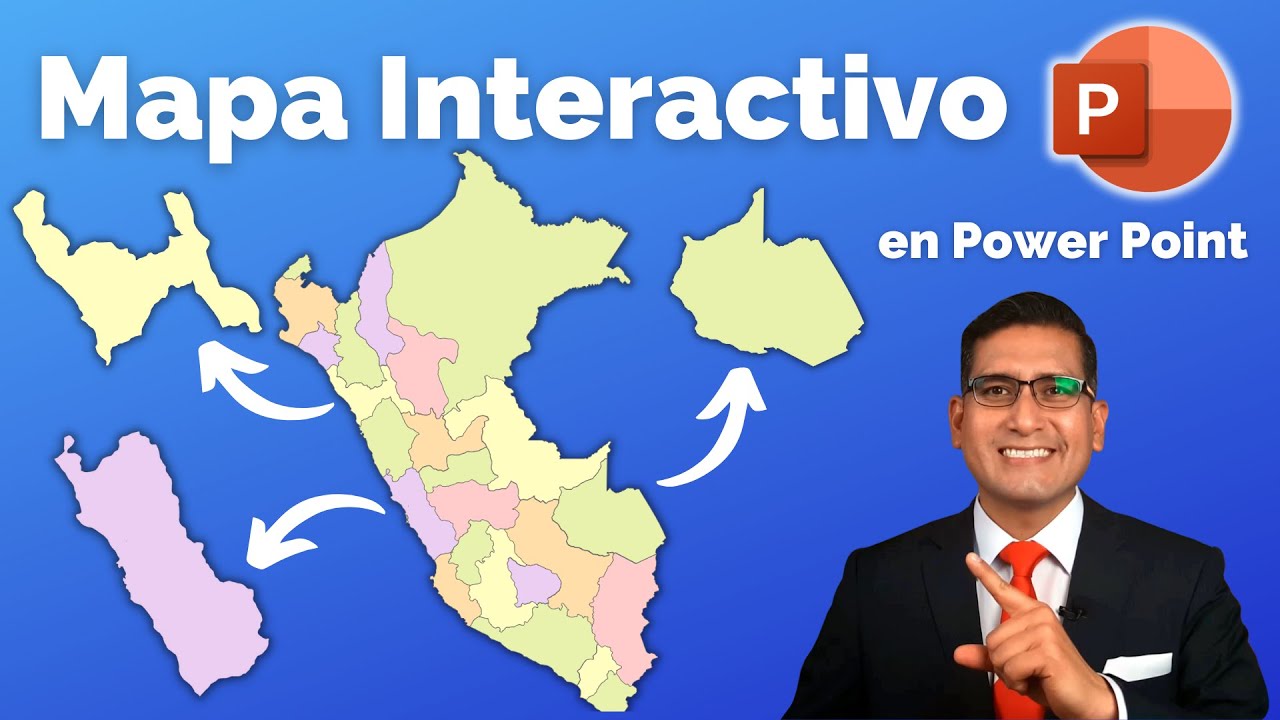 Mapa INTERACTIVO en Power Point - Interactive map with Power Point