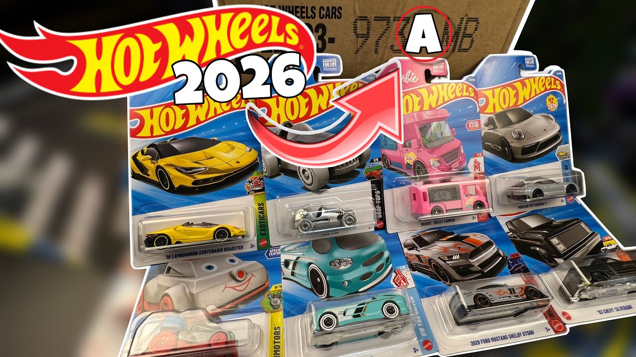 Caja de HOT WHEELS  A 2026 / Empezamos con todo para la colección!