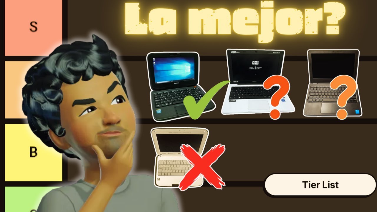 Tier List NETBOOKs del Gobierno