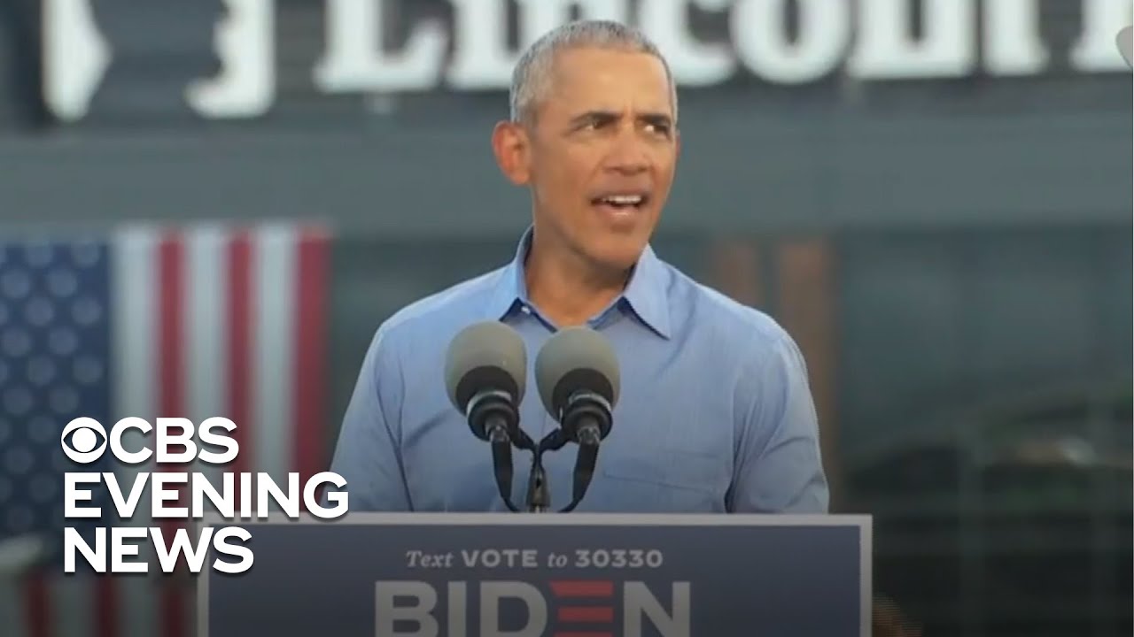 Obama hits campaign trail for Biden in Pennsylvania