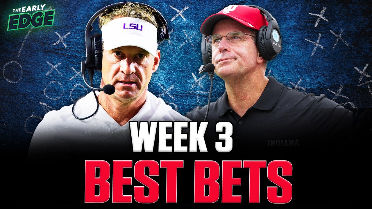 College Football Week 3 BEST BETS!