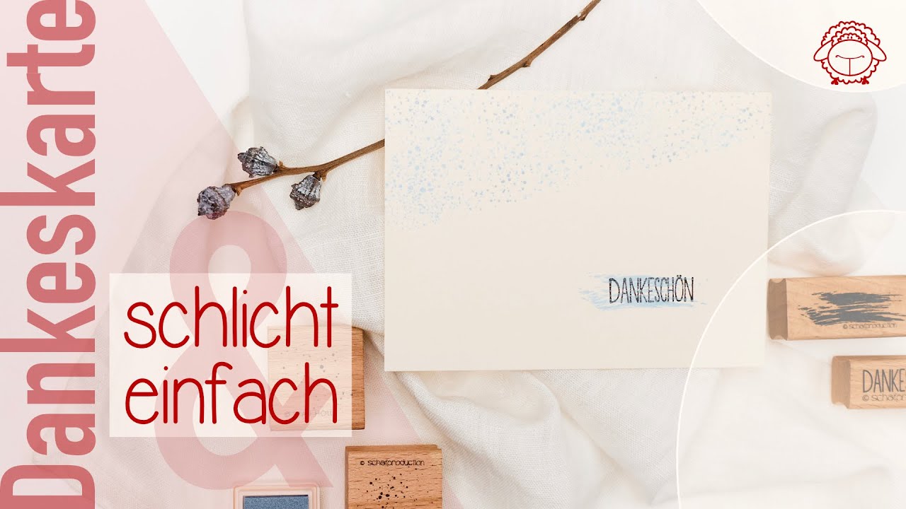 Wirklich so easy? | Dankeskarte schlicht und einfach | schafTV
