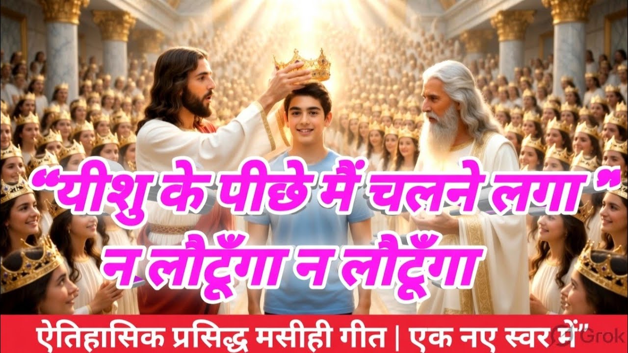 ”यीशु के पीछे मैं चलने लगा – ना लौटूंगा ना लौटूंगा | Hindi Christian Worship Song | Gospel Song  |