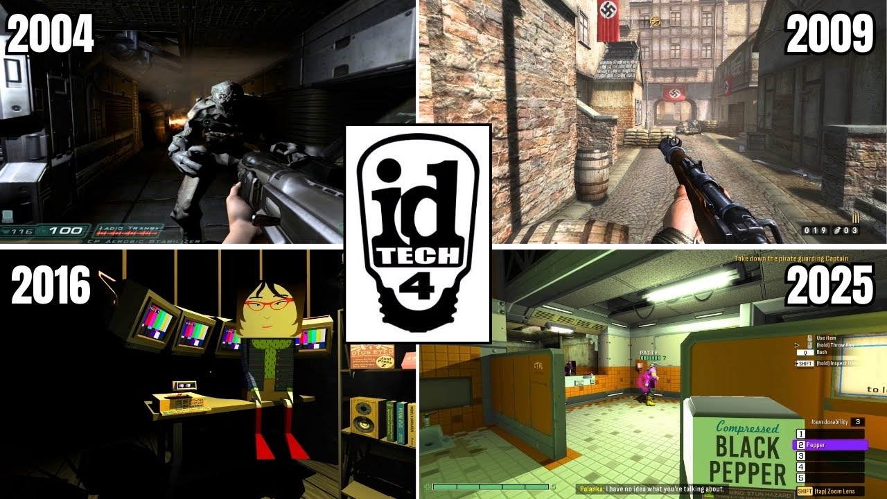 Games in id Tech 4 Engine (2004-2025)
