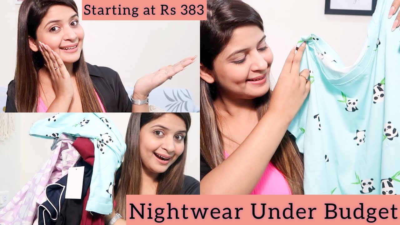 Comfy & Cute Nightwear Under Budget | Amazon Haul | Be That Diva