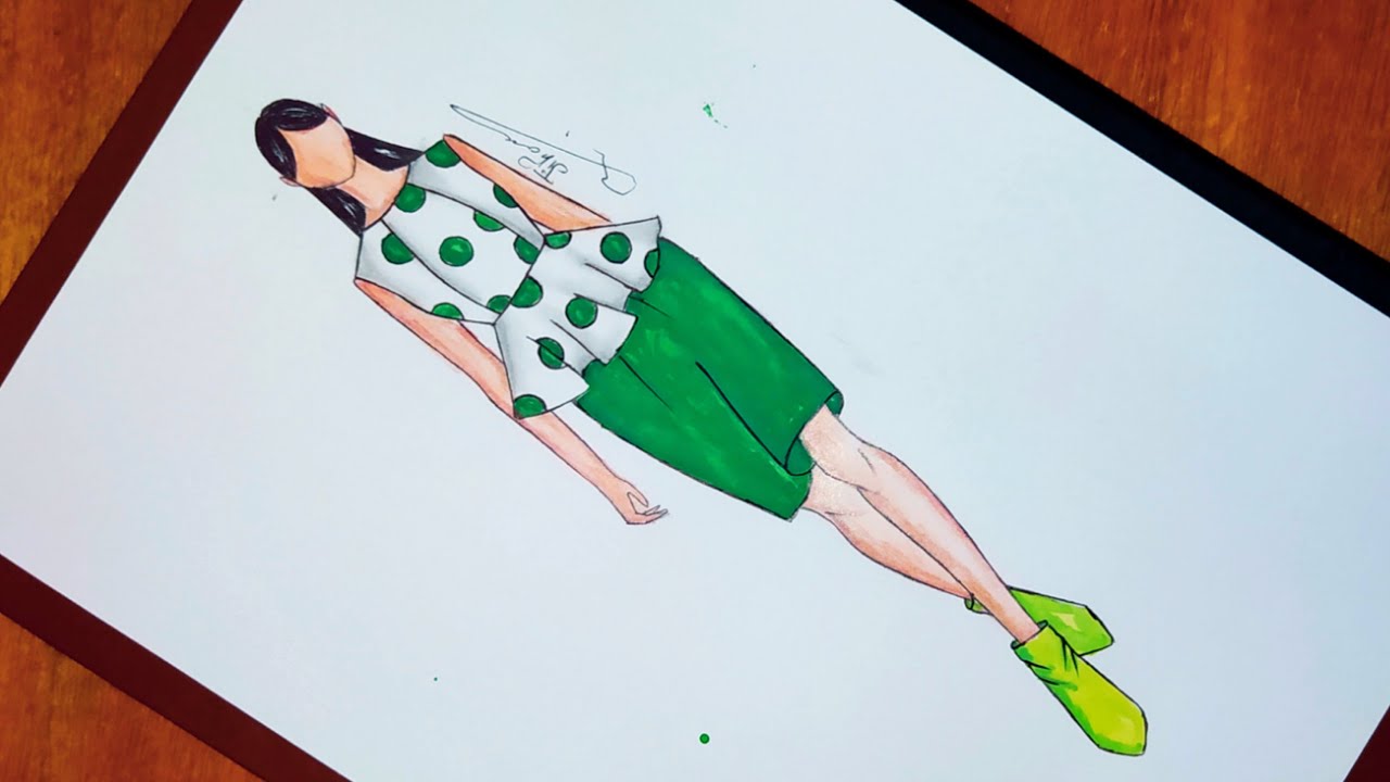 تعلم رسم ازياء كاجوال سهلة 5 | Dessin de mode