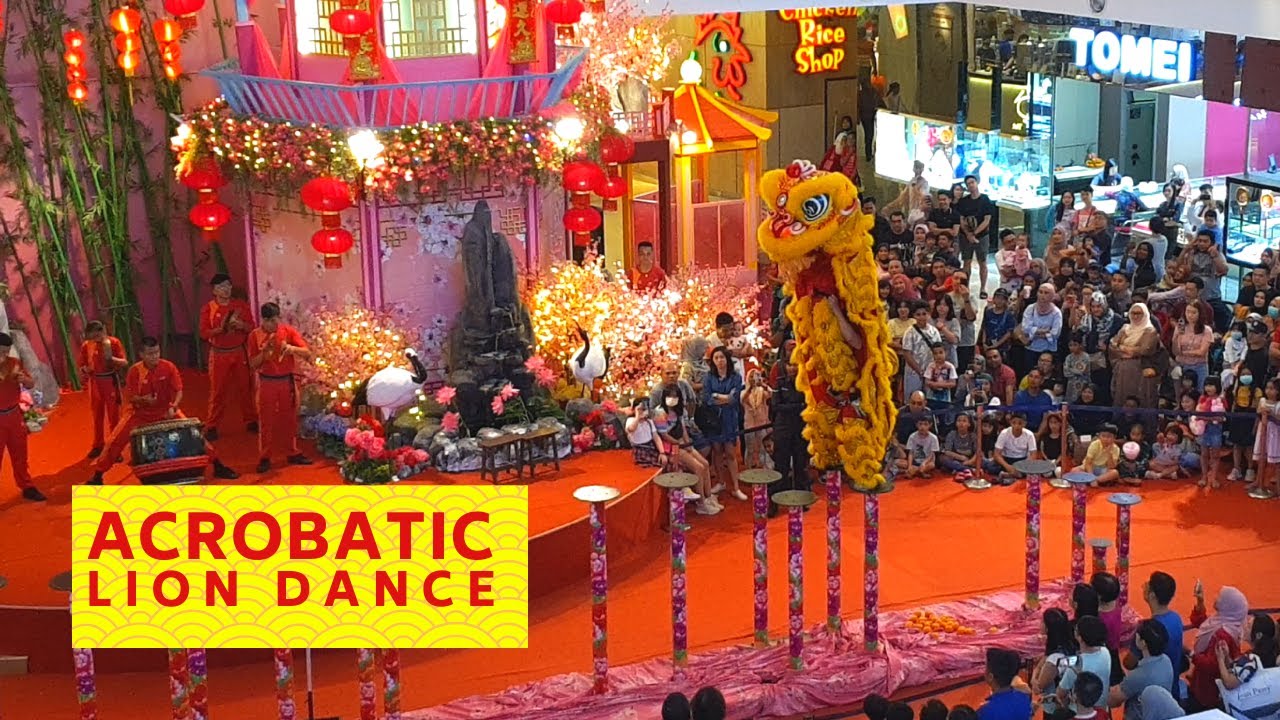 Acrobatic Lion Dance 2020 @ IOI City Mall Putrajaya by Kun Seng Keng Lion Dance | Part 1