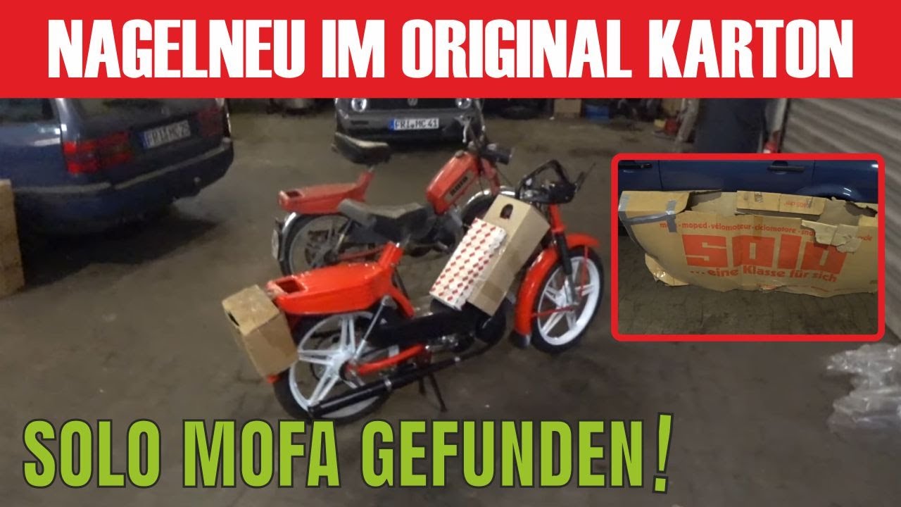 Solo Mofa Typ 712 Scheunenfund: Unbenutzt in der ORIGINAL VEPACKUNG! [SELTENE RARITÄT]