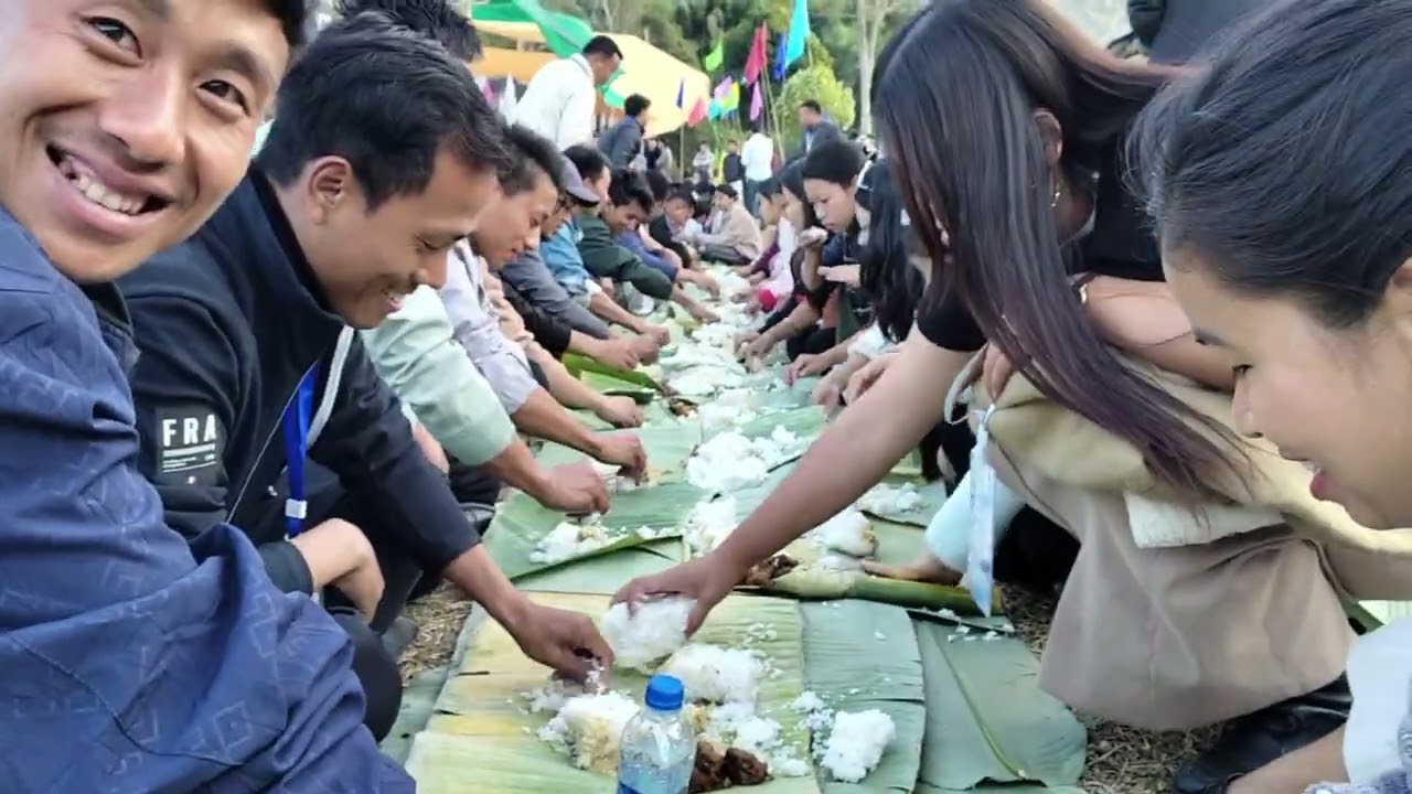 Love feast at ZBCA YD in Katang Beukam, 4th Youth Triennial Conference.