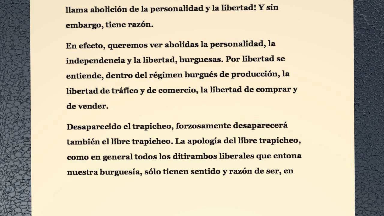 El Manifiesto Comunista - Karl Marx y Friedrich Engels
