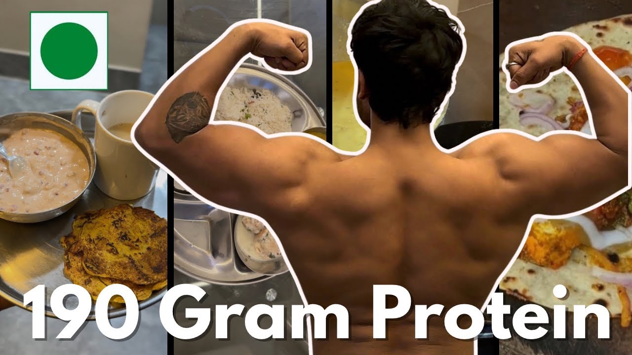 Full Day Of Eating On Lean Bulk | 2600 Calories | 190 Gm Protein | vegetarian diet plan 