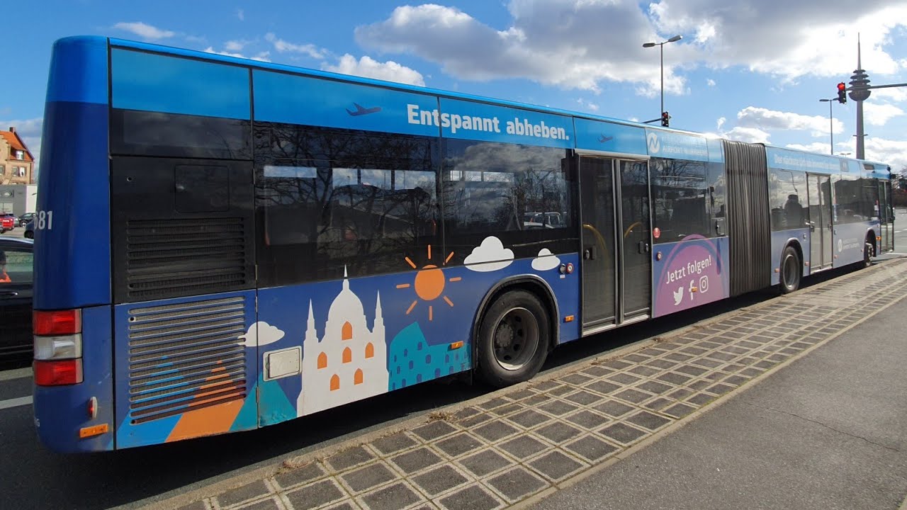 Buslinie 35 MAN Wagen 681 , von Nordostbahnhof bis Geisseestraße_4K
