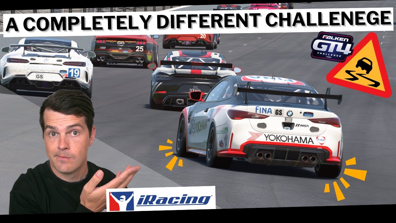 Racing the Newly Updated iRacing GT4!  The Relearn Begins!