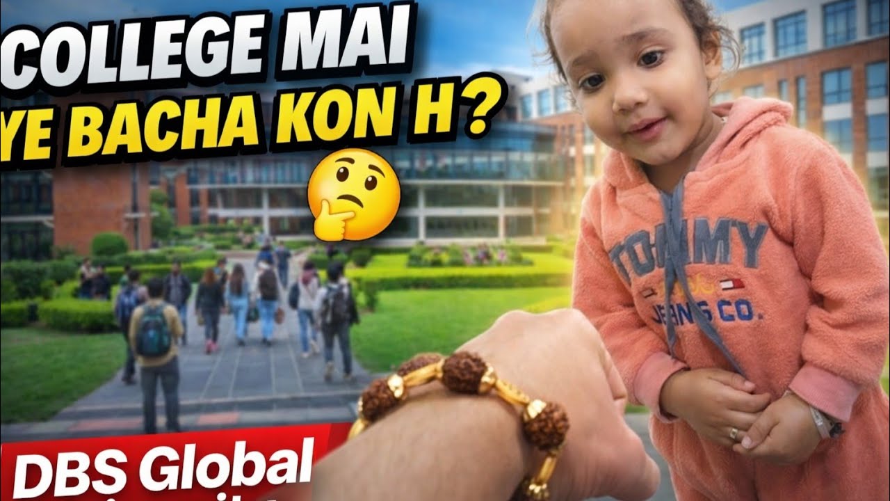 College Mai Mila Ek Bacha 😉🤫 | DBS Global University | Dehradun #vlogging #vlog 