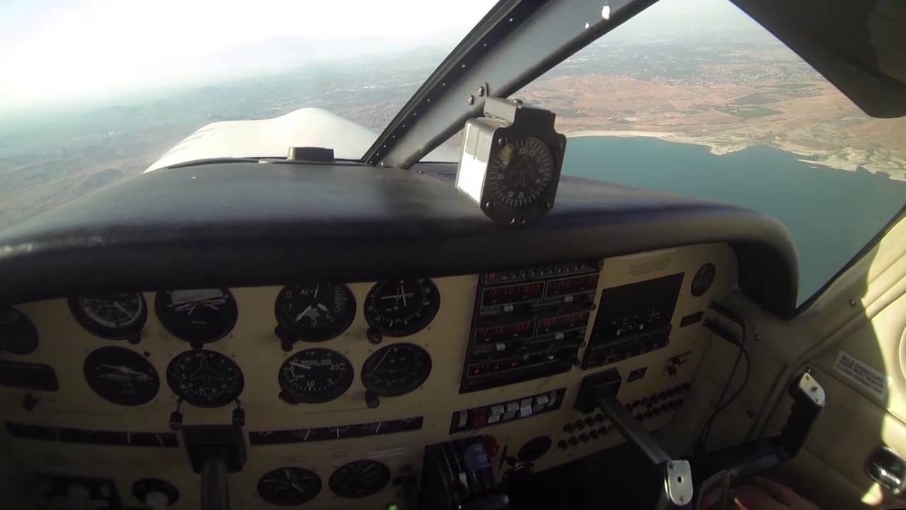 Контрольный полет Piper Arrow II (маневры для проверки полета)