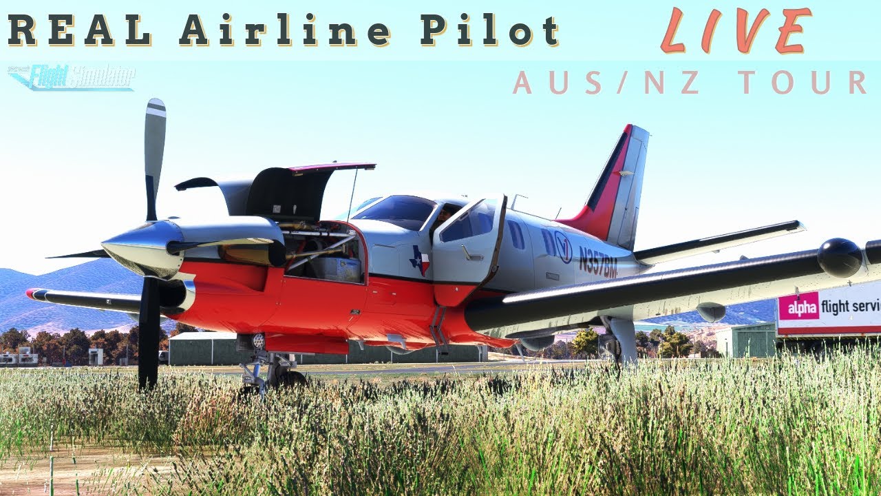 Black Square TBM 850 | Back Country Mountain Flying | ECS Panel | #msfs2020 | #justflight #tbm850