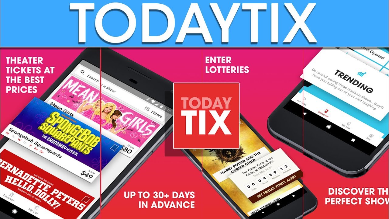 TodayTix &ndash; Theater Tickets by TodayTix Promo Video | Play Store