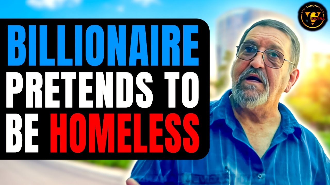 Billionaire Pretends To Be Homeless To See Who Would Help | Pix Ultra