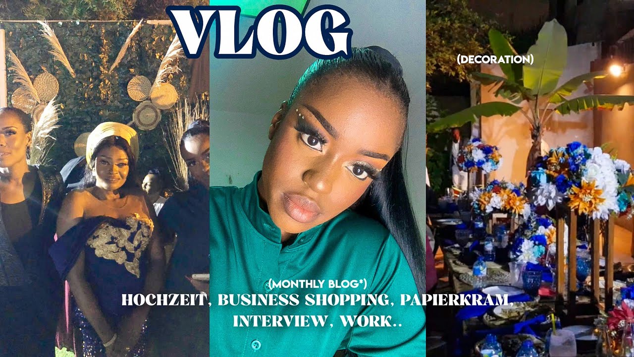 VLOG: Hochzeit, Business Shopping, Interview, Makeup Artist life..| Its Andrea