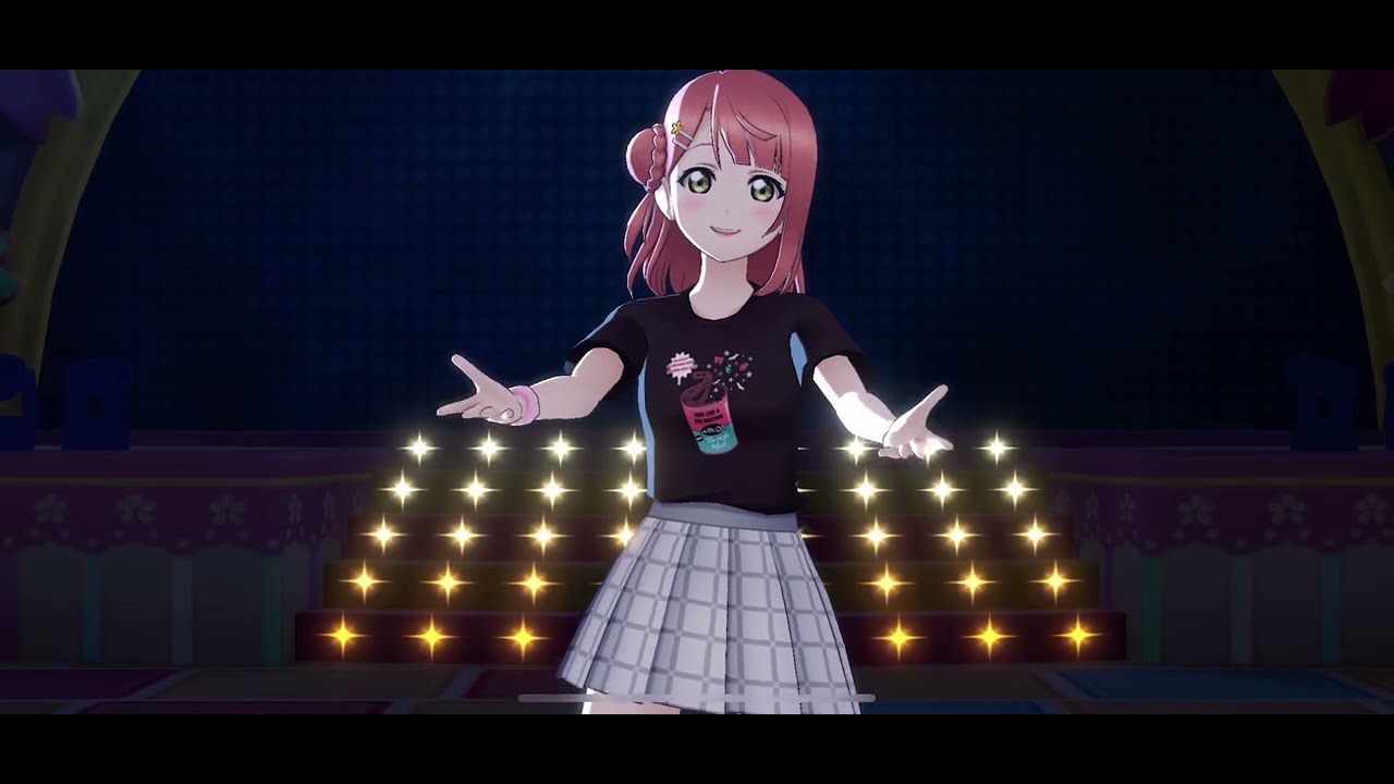 [LLSIFAS] CHASE! MV: Ayumu Uehara (A・ZU・NA ~The Night Before~ T-Shirt)