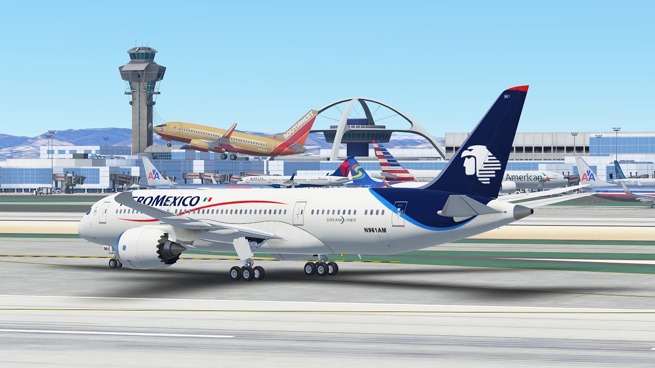 30 Minutes of Plane Spotting at Los Angeles International Airport (KLAX) - Infinite Flight - Part 1