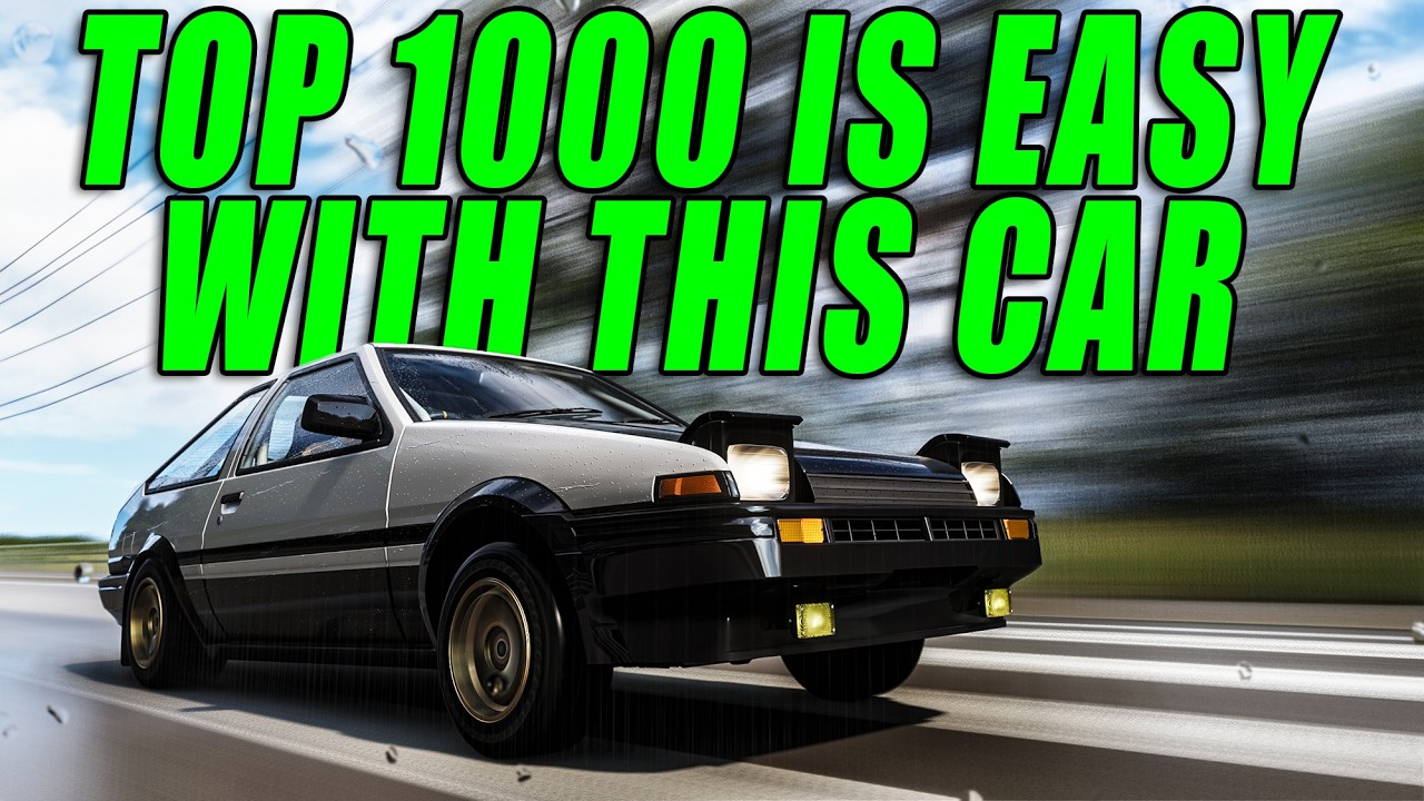 ПОПАСТЬ В ТОП-1000 ТАК ЛЕГКО С ЭТОЙ БЕШЕНОЙ ТАЧКОЙ В FORZA HORIZON 6